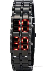 Skmei 8061G-Black-Red LED Digital Watch - For Men, Boys